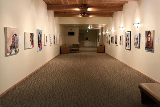interior of Dwight gallery