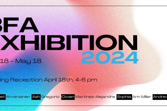 BFA Exhibition 2024 postcard
