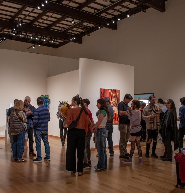 People in art Gallery