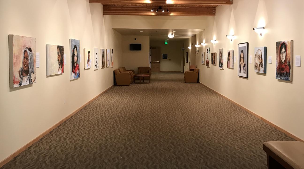 interior of Dwight gallery