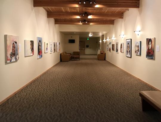 interior of Dwight gallery