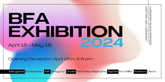 BFA Exhibition 2024 postcard