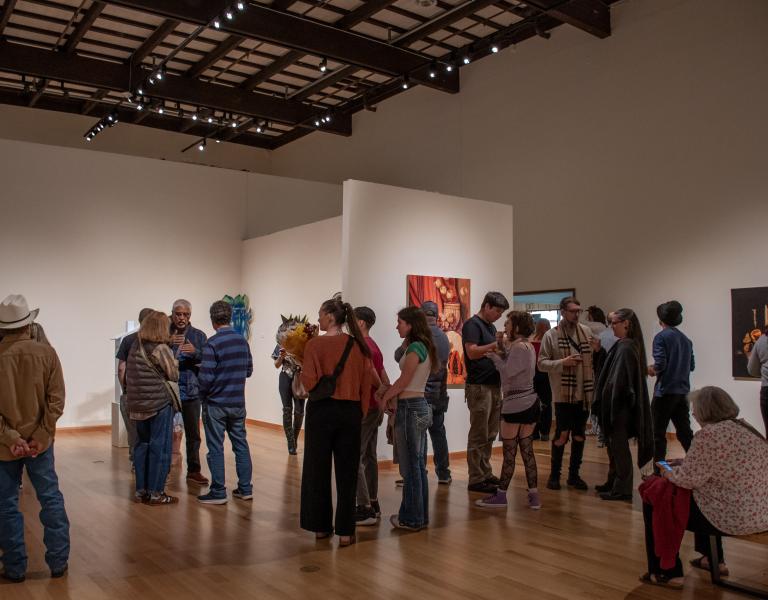 People in art Gallery